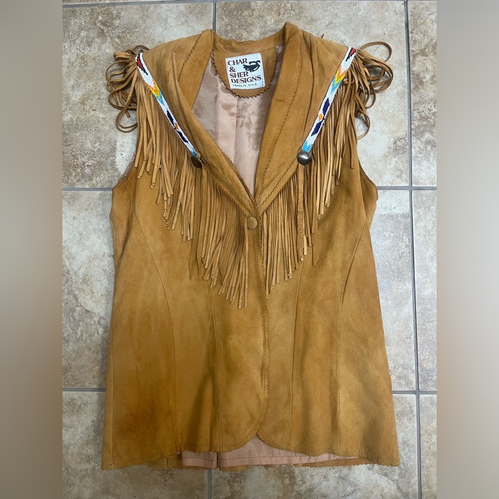 Custom made Char & Sher Designs vest- NFR OUTFIT